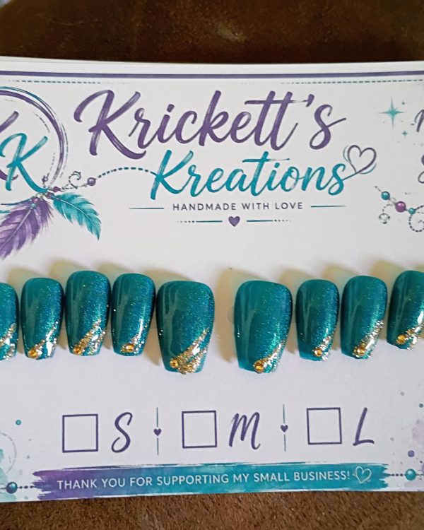 Teal & Gold