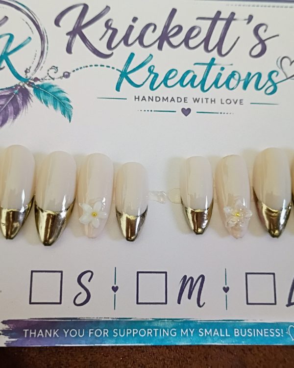 Gold French Tips