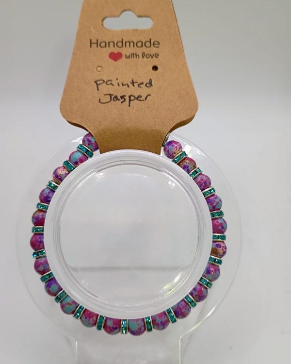 Painted Jasper bracelet